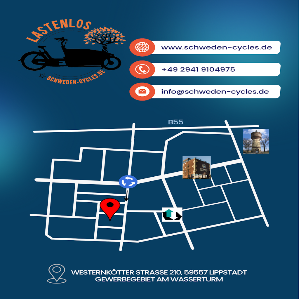 Schweden-Cycles_Anfahrt Westernkötter Str.210 - 59557 LP